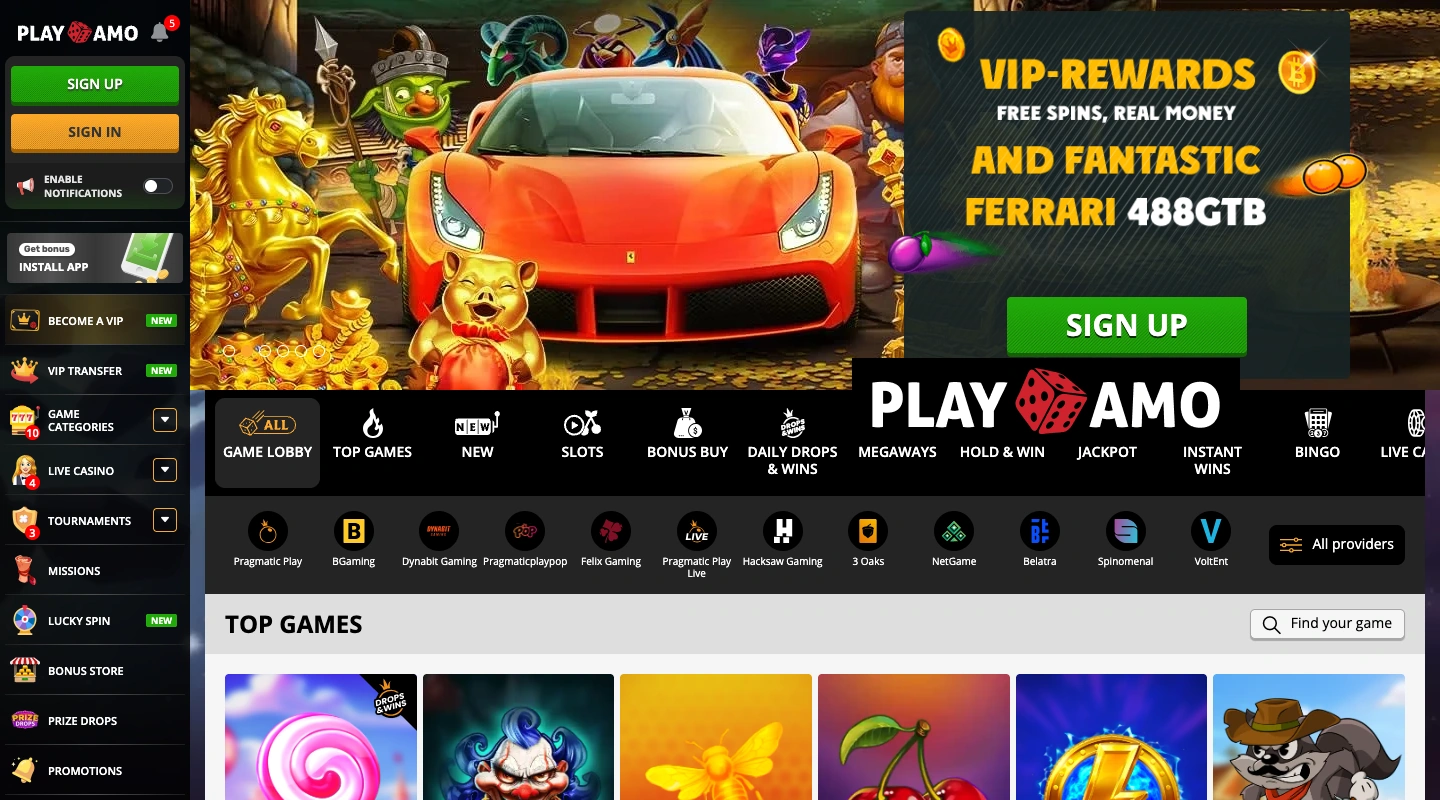 PlayAmo Online Kasino O Skutečné Peníze